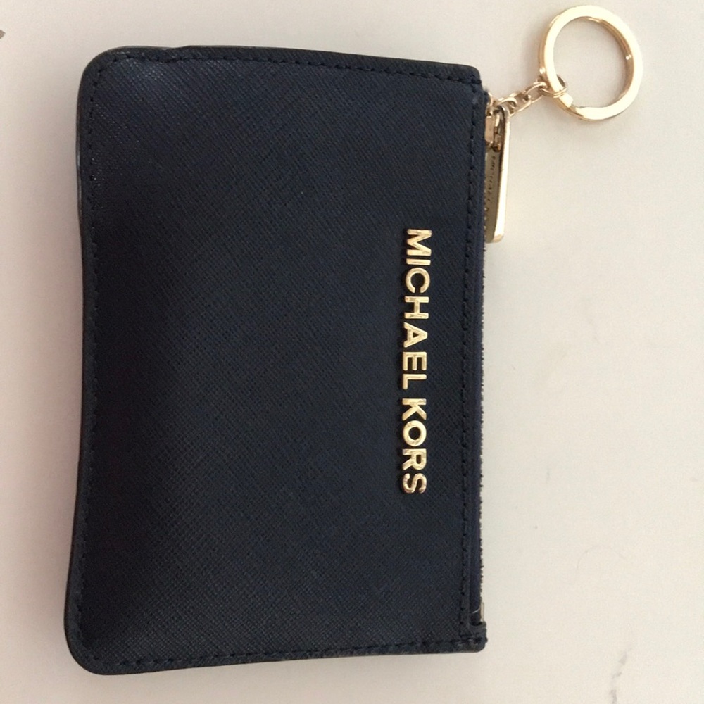 MICHAEL KORS NAVY BLUE WALLET